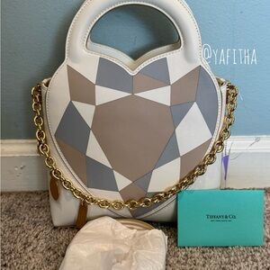 Tiffany & Co. Return To Tiffany® Mini Geometric Heart Tote (NWT)
